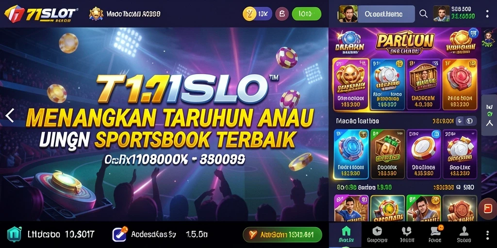 Screenshot utama 171SLOT menampilkan pengalaman taruhan olahraga yang seru.