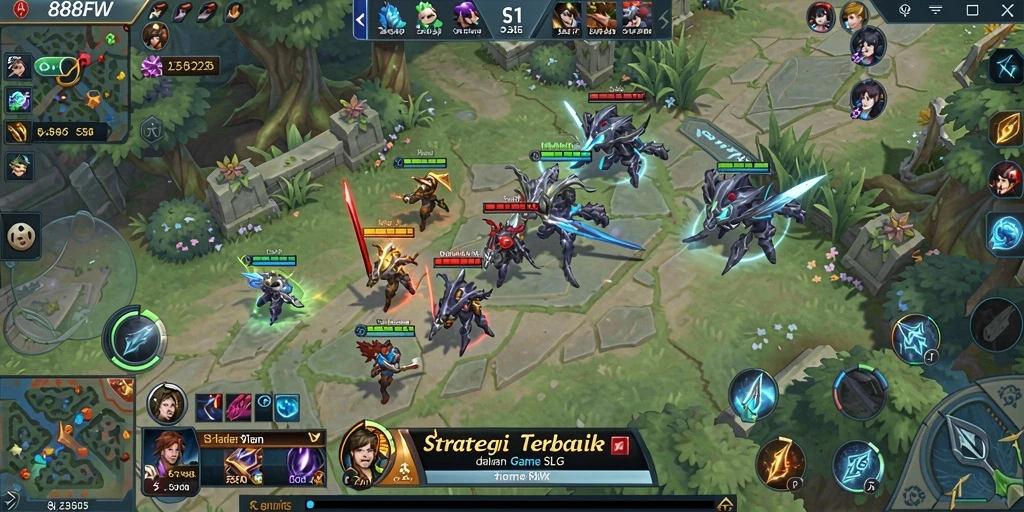 Tampilan gameplay menegangkan dalam 888FW yang penuh strategi.