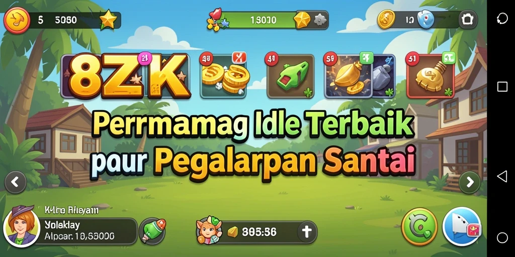 Screenshot dari gameplay 8ZK yang menarik dan interaktif.