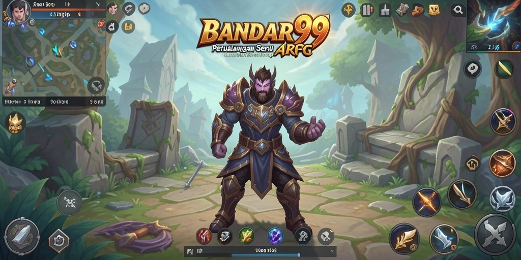 Screenshot gameplay BANDAR99 yang menunjukkan aksi pertarungan seru dalam dunia ARPG.