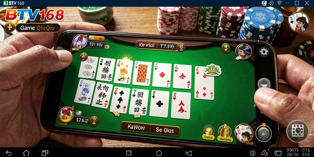 Screenshot gameplay QiuQiu yang menarik di BTV168.