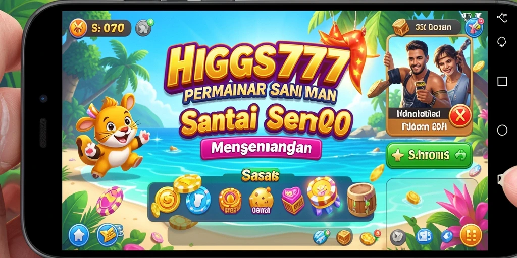 Gameplay menarik HIGGS777 dengan desain yang cerah dan mengasyikkan.