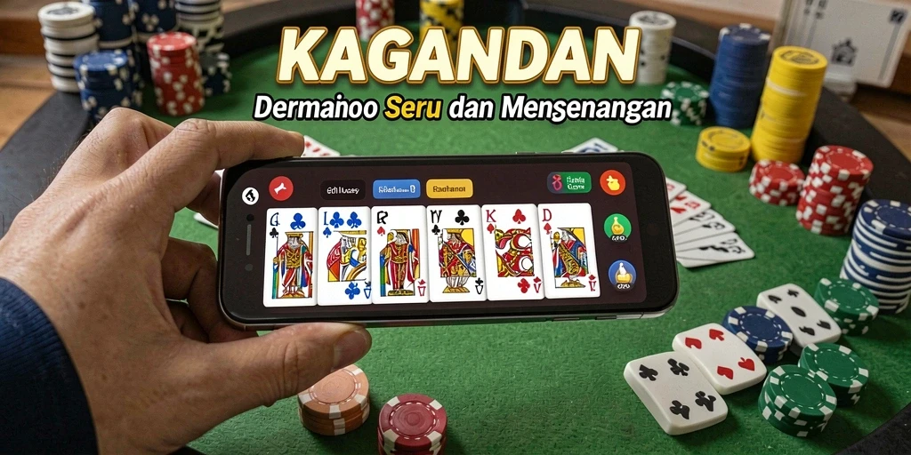Screenshot KAGANDAN menampilkan aksi seru gameplay Domino.