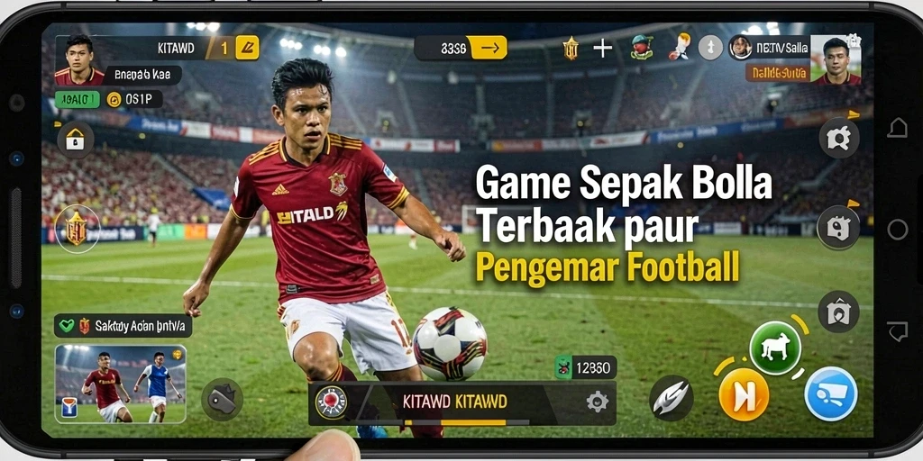 Tangkapan layar gameplay KITAWD dengan aksi seru di lapangan.