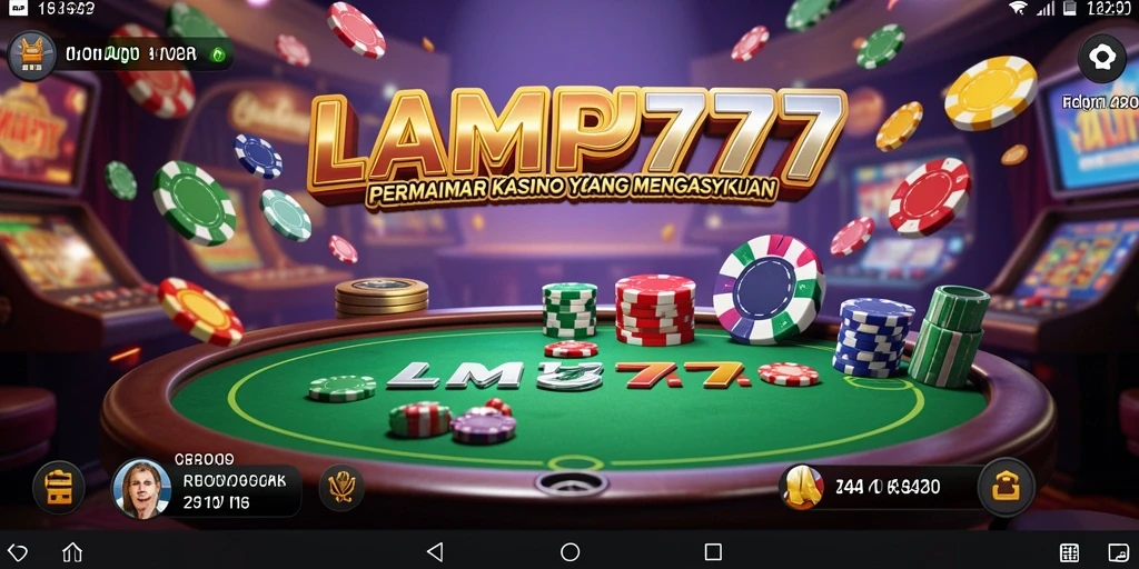Tampilan gameplay menarik di LAMPU777 yang penuh dengan keseruan kasino.