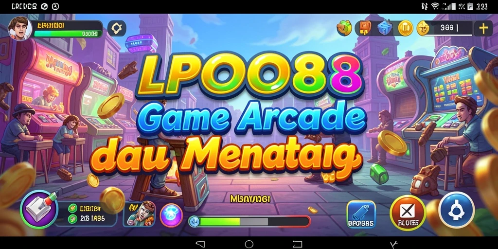 Tampilan utama gameplay LPO88 yang penuh warna dan tantangan seru.