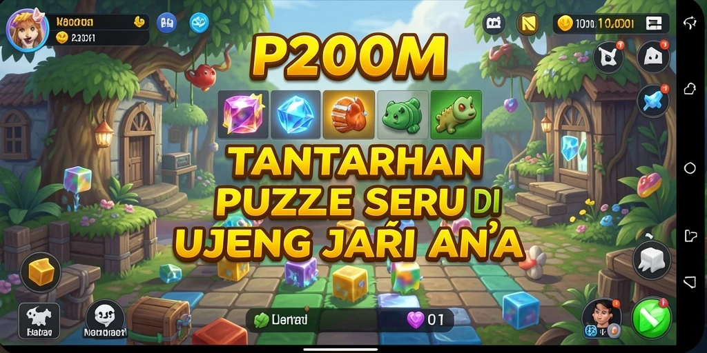 Gameplay P200M yang mengasyikkan dan menantang bagi para pecinta Puzzle.
