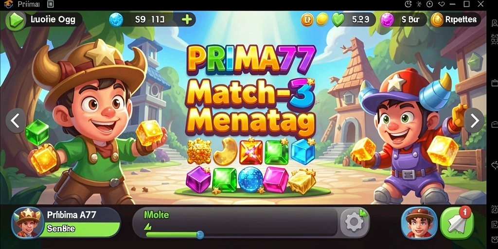 Gameplay seru dan menantang dari PRIMA77.