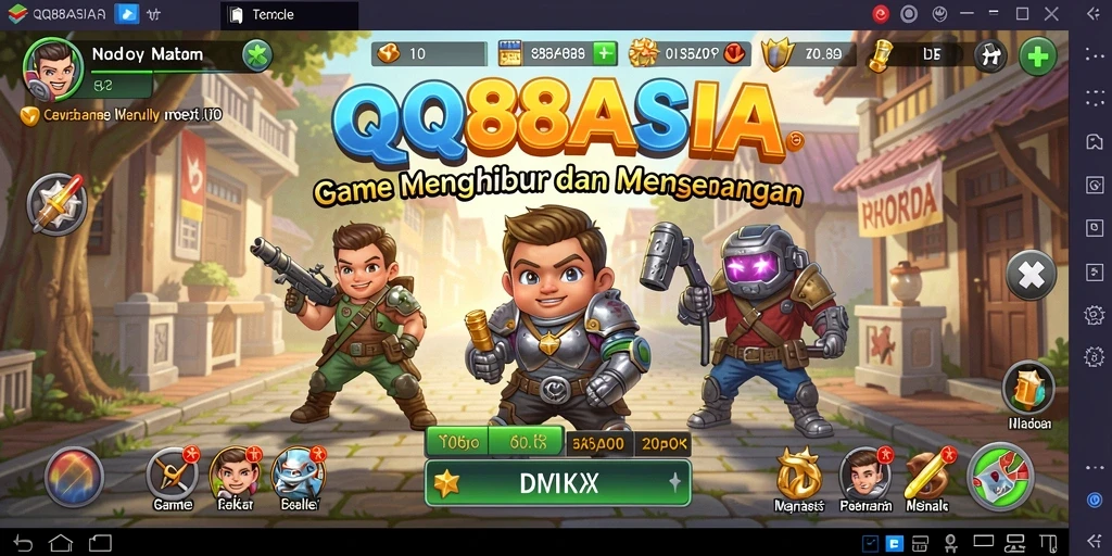 Tampilan gameplay QQ88ASIA yang menarik dalam mode Idle.