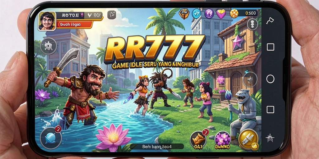 Tampilan gameplay RR777 yang menarik dalam mode Idle.