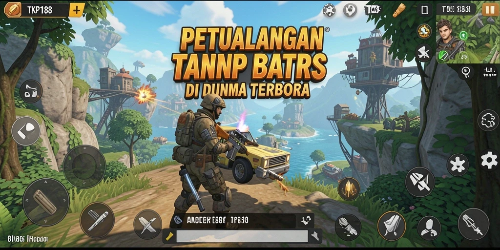 Gameplay seru TKP188 yang menampilkan dunia terbuka.