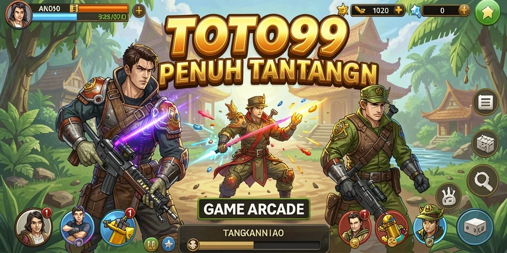 Screenshot gameplay TOTO99 yang menegangkan dengan level penuh rintangan.