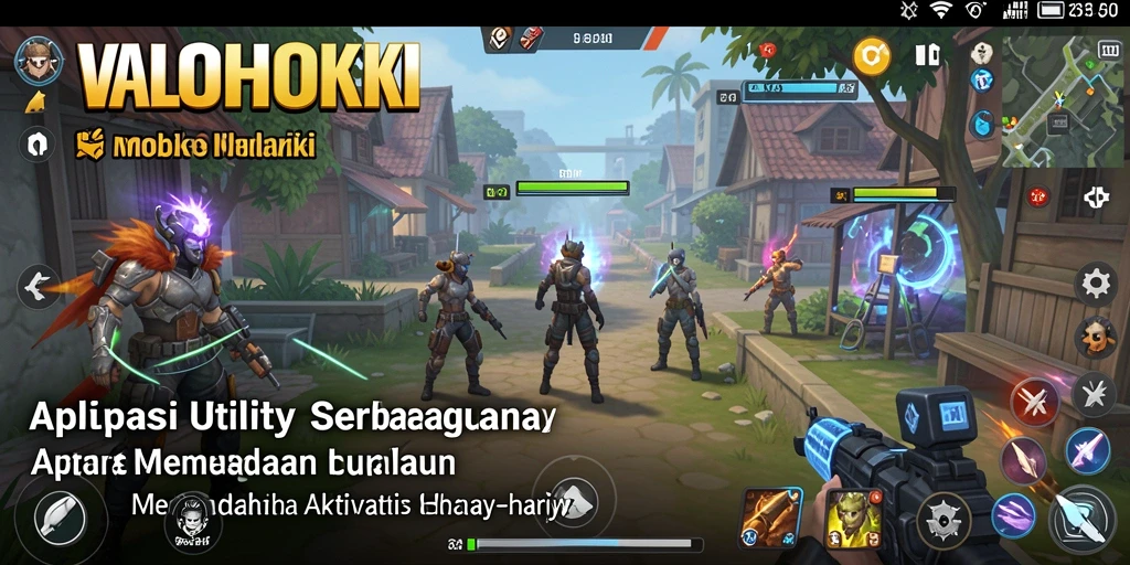 Screenshot VALOHOKI menunjukkan antarmuka yang sederhana dan berbagai fitur bermanfaat.