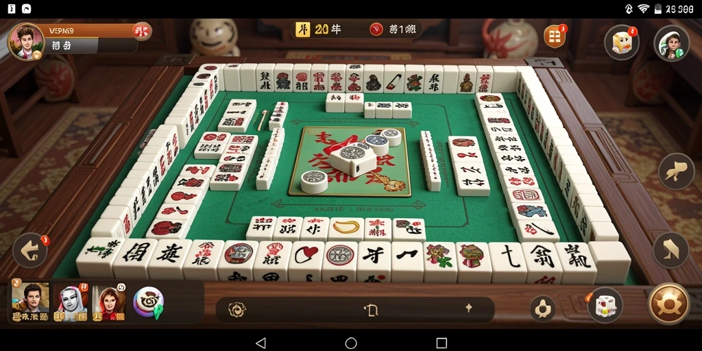 Screenshot VESPA69 menampilkan gameplay seru Mahjong dengan grafis yang menarik.