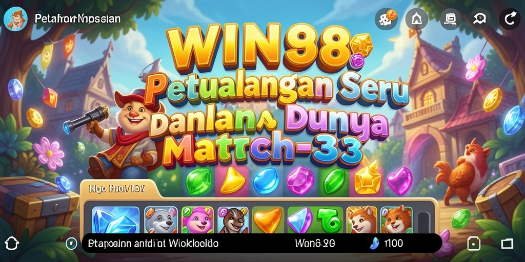 Tampilkan gameplay seru dalam <strong>WIN88</strong> dengan tantangan Match-3 yang memikat.