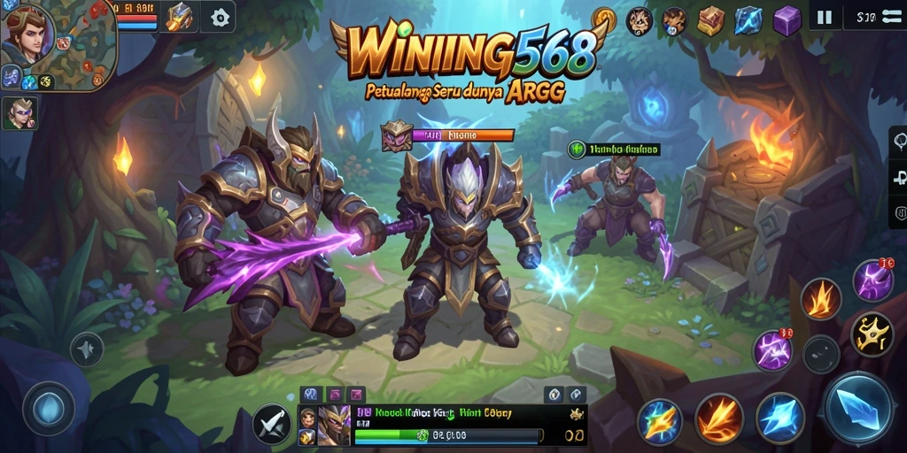 Tampilan seru dari gameplay ARPG WINNING568 yang mendebarkan.