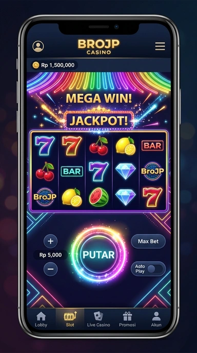 Menu kategori aplikasi di brojp untuk pengguna Android.